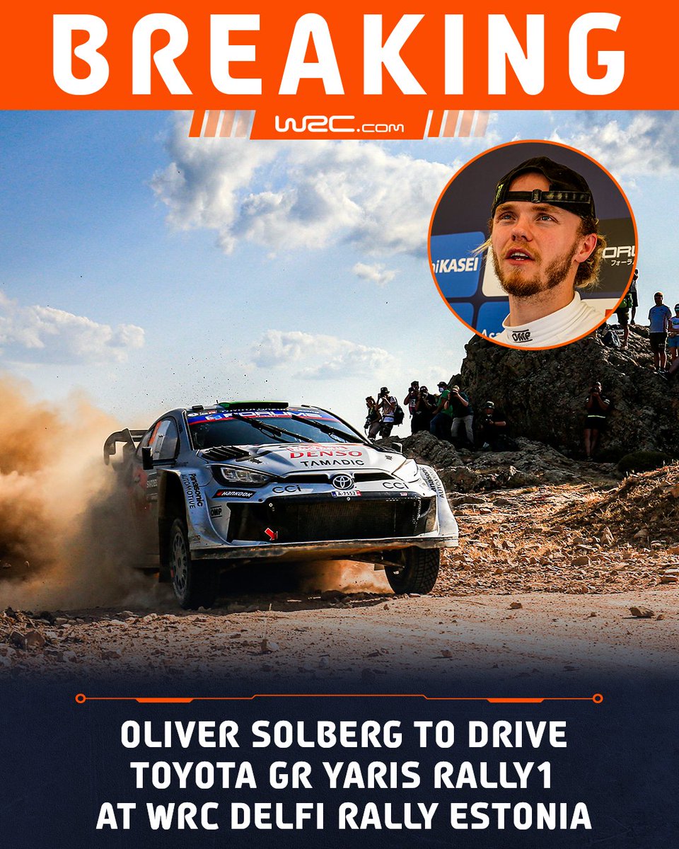 🚨 Big news this morning 🚨

#WRC | #RallyEstonia 🇪🇪