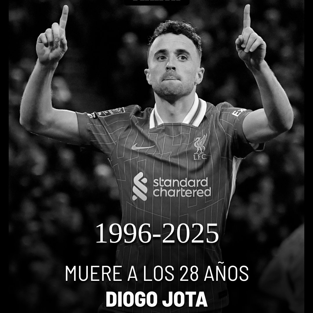 Liverpool futbolcusu Diogo Jota, trafik kazasında hayatını kaybetti. (Marca)