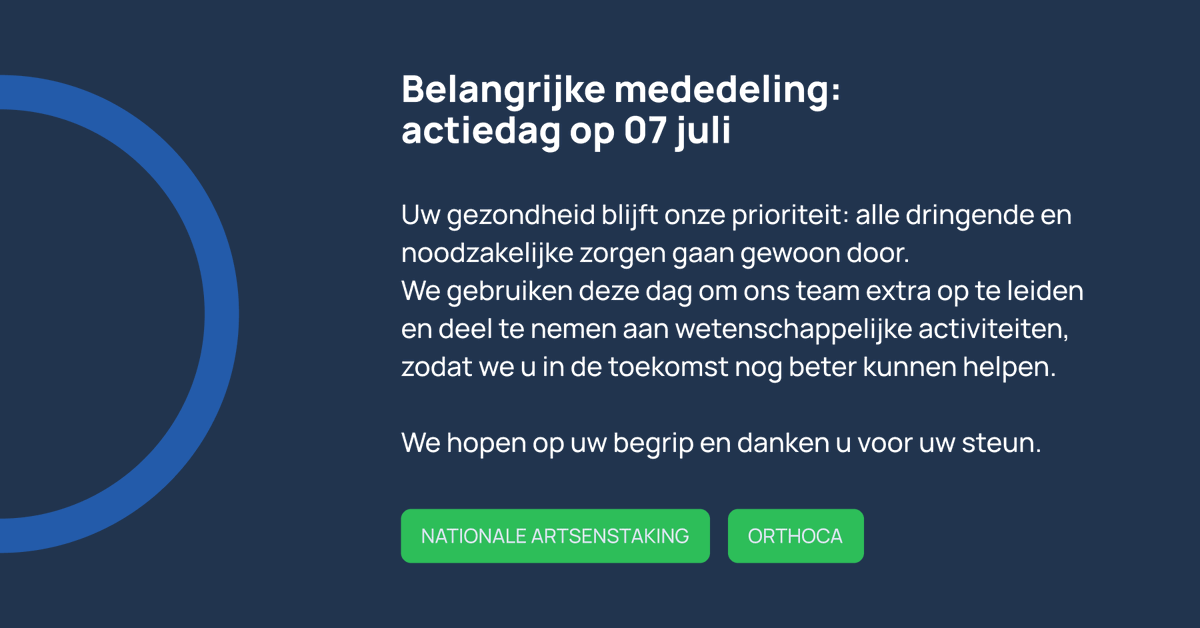 Op maandag 7 juli nemen wij deel aan een nationale actiedag tegen de geplande hervormingen van minister Vandenbroucke.

Lees hier de brief waarin we onze bezorgdheden verder toelichten. 
👉🏻 loom.ly/kr9o8T4

#Orthoca #ArtsenInActie #MinisterVandenbroucke