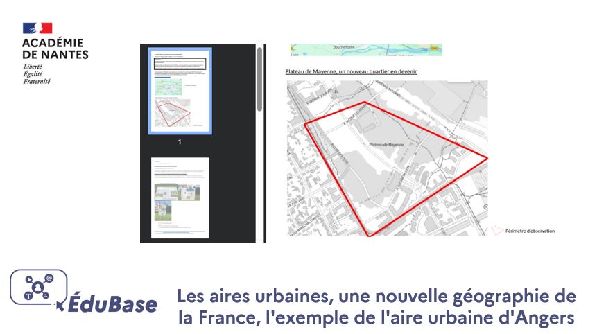 [#Rentrée2025HG🎒]
☑️ Dans une démarche transposable à d’autres aires urbaines, les élèves découvrent l’organisation et les dynamiques de l’aire urbaine d’Angers à partir d’une sortie
☑️ Une proposition pédagogique <a href="/acnantes/">Académie de Nantes</a> disponible dans #Édubase
edubase.eduscol.education.fr/fiche/23278