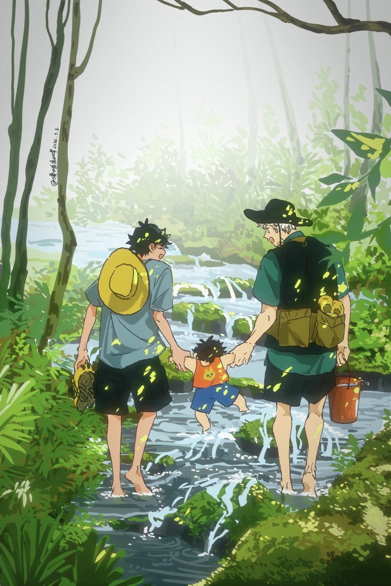 fyr1999's tweet photo. 夏日溯溪

#兎赤 #BAKA #BokuAka https://t.co/rw3HOl4Kip