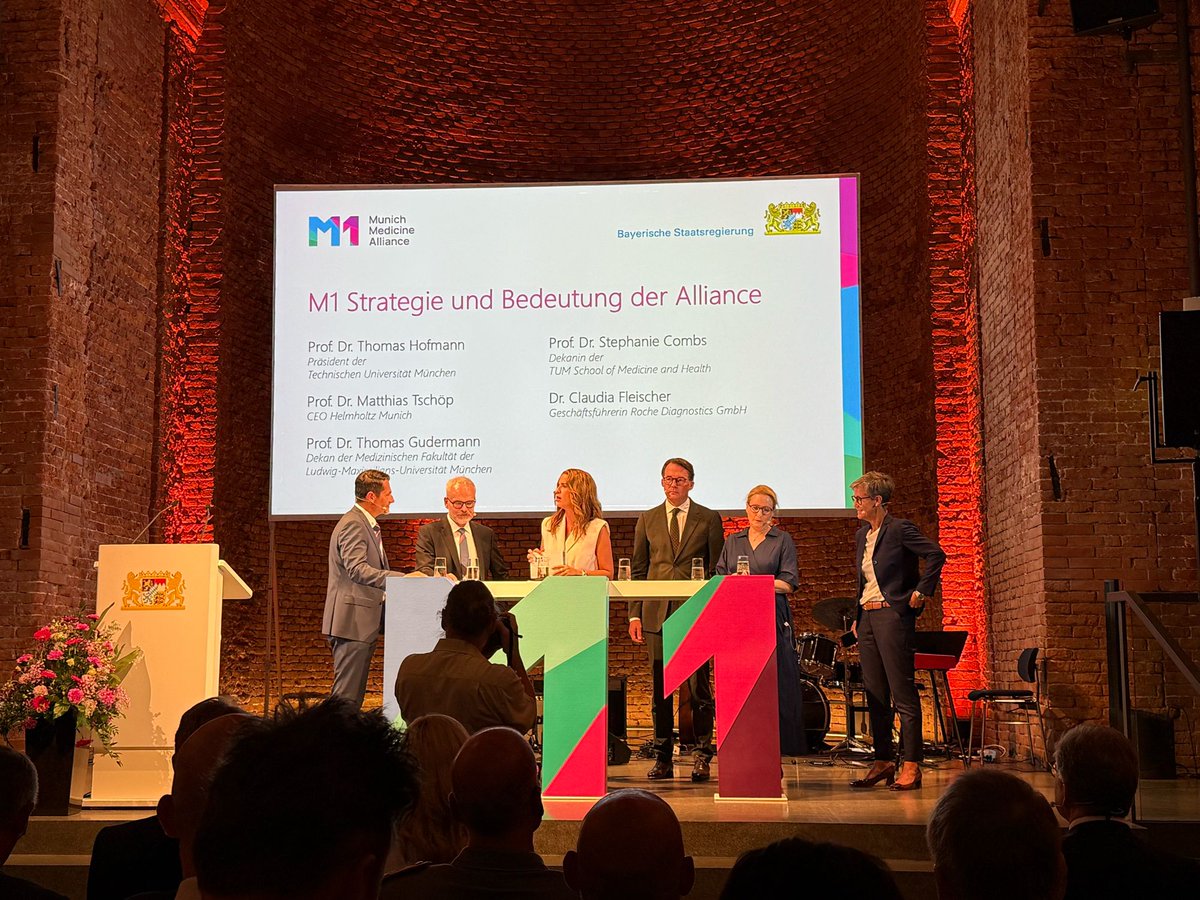 fabian_theis's tweet image. 🚀 Yesterday marked kickoff of the *M1 Munich Medicine Alliance* – uniting LMU, TUM, and Helmholtz Munich to build Germany’s leading medical innovation hub. Major step twds translational excellence, AI-powered health, & better patient outcomes. Great!
🔗 m1.bayern