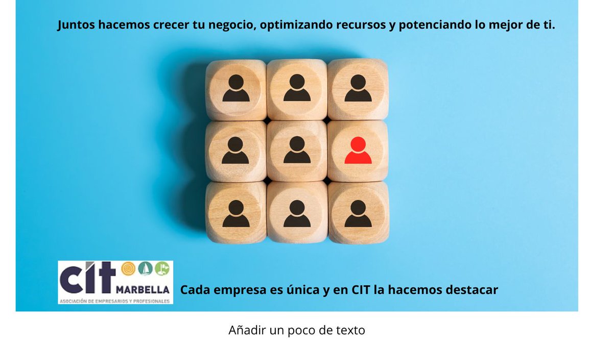 Juntos hacemos crecer tu negocio. Desde CIT queremos potenciar lo mejor de vosotros y además de nuestros eventos presenciales, tenemos una batería de servicios de promoción que se ajustan a vuestras necesidades.
¿ Hablamos? #sociosCIT #Marbella