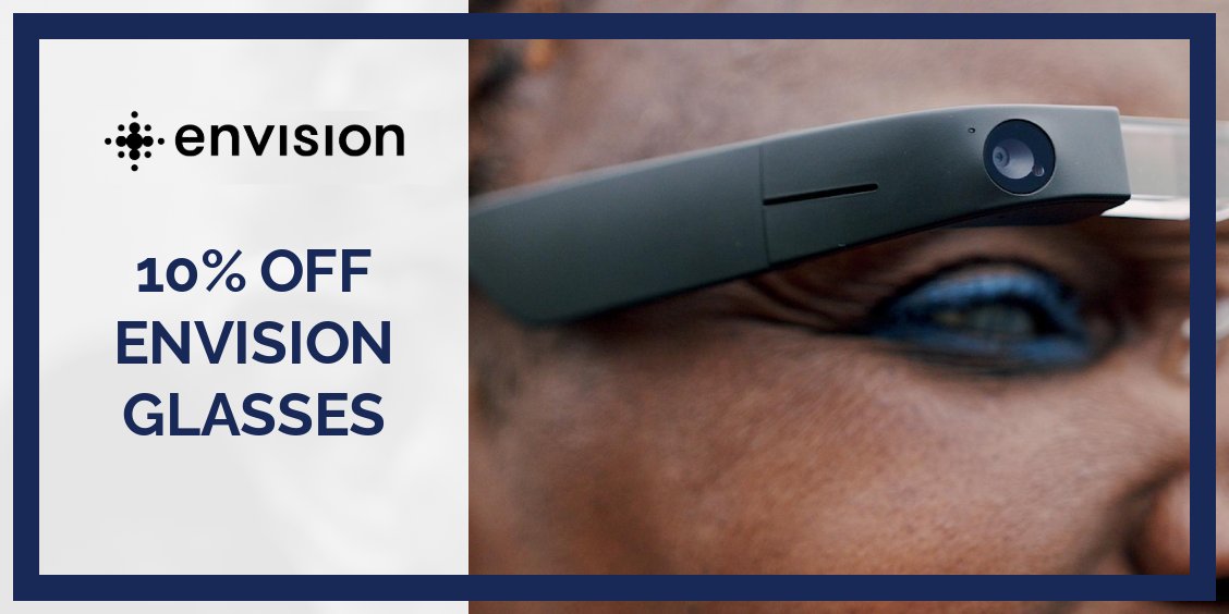 Get 10% off <a href="/LetsEnvision/">Envision</a> Glasses during our Sight Village specials!

Envision Glasses are AI-powered smartglasses that articulate everyday information into speech. With this, comes the feeling of independence and the perception of possibilities.

Shop: sightandsound.co.uk/?s=envision&po…