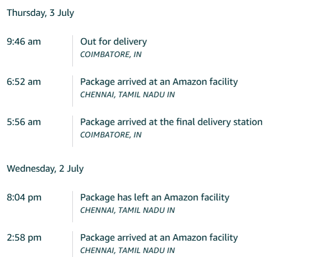 lavanyadeepak's tweet image. When your package is meant for #Chennai but @amazon decides #Coimbatore deserves it more.   #OutForDelivery #WrongCityChronicles 

@amazonIN @AmazonHelp