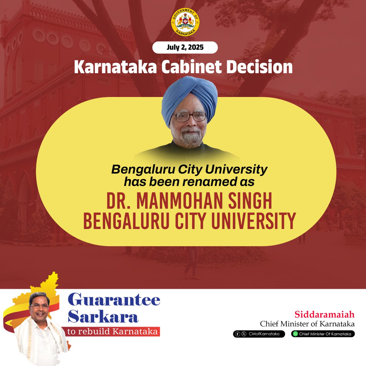 CM of Karnataka tweet media