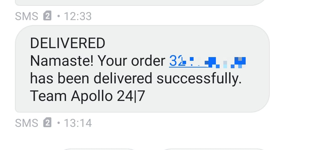 JoySanyo's tweet photo. @ApolloPharmacy @XpressBees_IN Thank you for Prompt support I follow-up your team since 3 days and your chat bot offering me SBI Apollo Credit Card instead of solution. But when I post this in X then the Order which i have to deliver 6th you deliver today. Very Strange !! https://t.co/2YxkpfAPCL