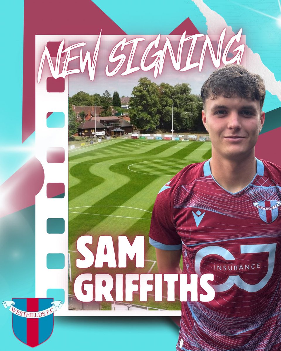 Westfieldsfc1's tweet image. NEW SIGNING ✍️ | Sam Griffiths joins Fields!

Westfields are delighted to confirm that striker Sam Griffiths has joined the club for the 2025/26 season. 

Griffiths scored 20 goals for Wellington in the Hellenic League Division One last season and has had successful spells at…