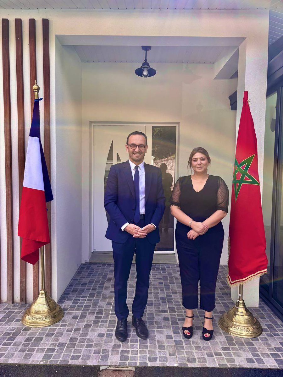 Rencontre avec Madame la Consule générale du Maroc à Bordeaux.

Des échanges riches autour de la coopération franco-marocaine 🇫🇷🇲🇦 : économie, culture, enseignement, mobilités…

Des liens étroits entre Bordeaux et le Maroc qu’il faut continuer à renforcer.