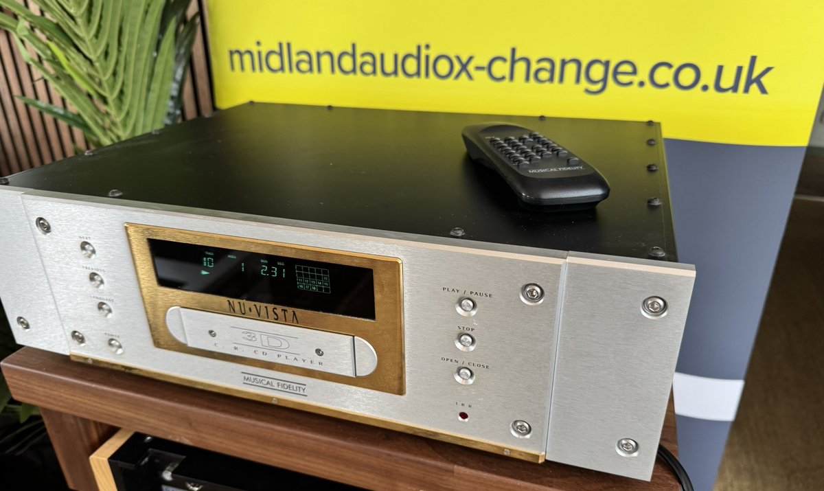 @musical_fidelity #nuvista3dcd boxed in immaculate condition recently serviced £1299 @midlandaudiox #belbroughton #worcestershire