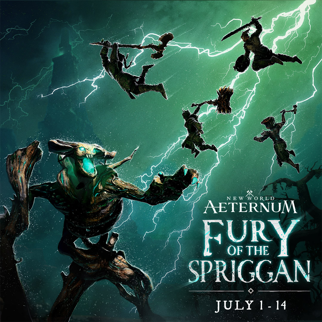 Der Einfluss der Spriggans macht sich auf der verderbten Erde breit.

Nutzt bis zum 14. Juli eure Fähigkeiten und arbeitet in Gruppen zusammen, um die Wut der Spriggans zu stoppen.