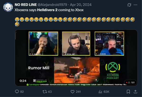 Gametrailzers's tweet photo. How it started and How it ends LMAO
#Noredlines
#thirdparty
#Xbox https://t.co/vwfeJYscLC