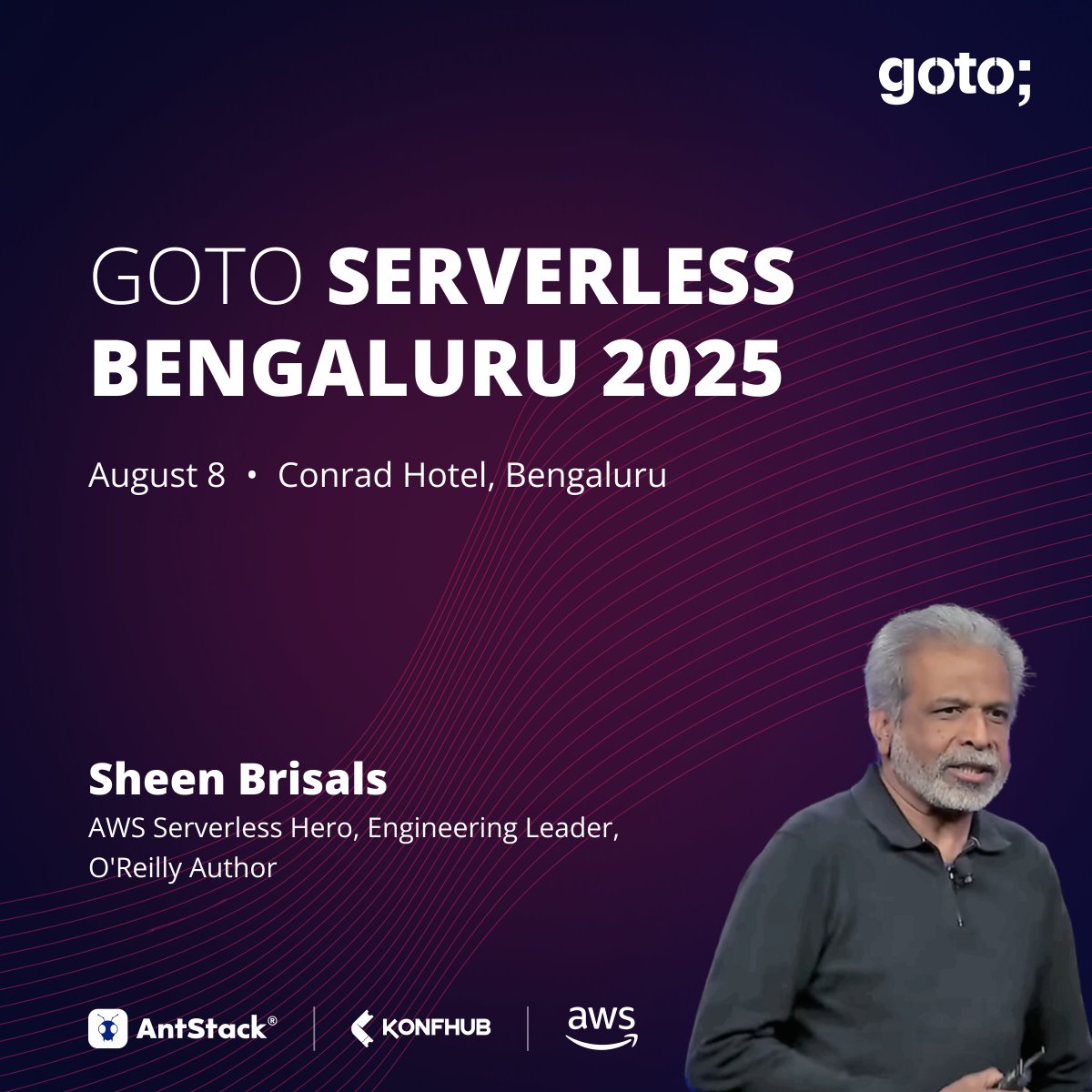 ServerlessDays Bengaluru (@slsdaysblr) on Twitter photo <a href="/sheenbrisals/">Sheen Brisals</a>. Serverless Hero. Author. Mentor.
Catch him live at #GOTOServerless Bengaluru!
🗓 Aug 8 | 🕚 11:30 AM | 📍 Conrad Hotel
🎟 antt.me/tsyLBj5u
#Serverless #SheenBrisals #BangaloreTech #CloudNative <a href="/sheenbrisals/">Sheen Brisals</a>. Serverless Hero. Author. Mentor.
Catch him live at #GOTOServerless Bengaluru!
🗓 Aug 8 | 🕚 11:30 AM | 📍 Conrad Hotel
🎟 antt.me/tsyLBj5u
#Serverless #SheenBrisals #BangaloreTech #CloudNative