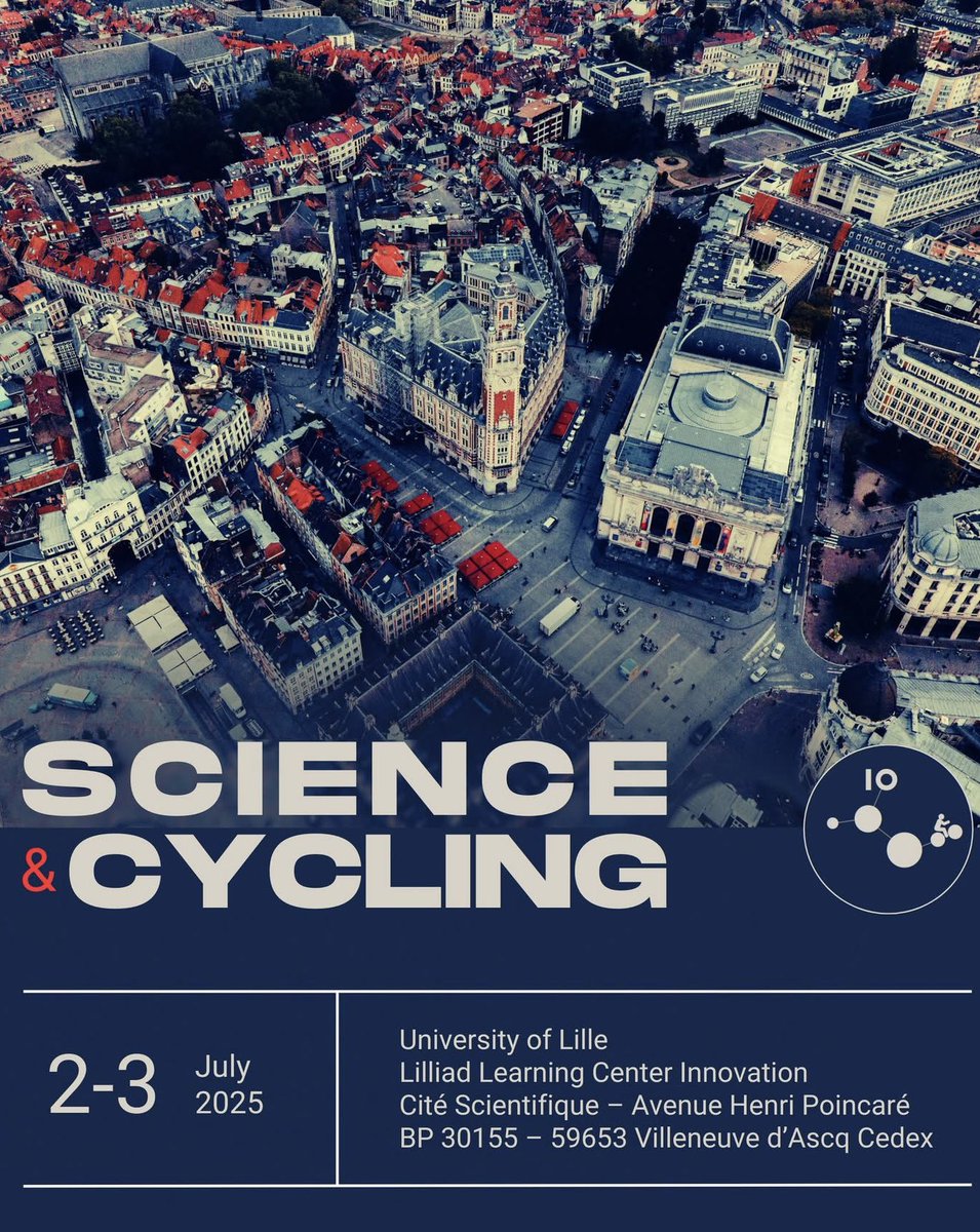 CharlesDewolf's tweet photo. 2 jours de conférences très enrichissantes à la science and cycling à Lille sur différents sujets autour du cyclisme: biomeca, posture, nutrition, entraînement, sommeil, pathologies, etc… les meilleurs spécialistes dans leur domaine la veille du départ du Tour de France! https://t.co/2wxTMovKRO