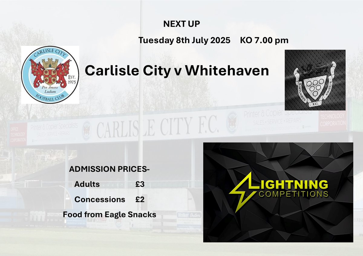 NEXT UP- hopefully, after a false start this week, we will begin pre-season on Tuesday evening-  do come along