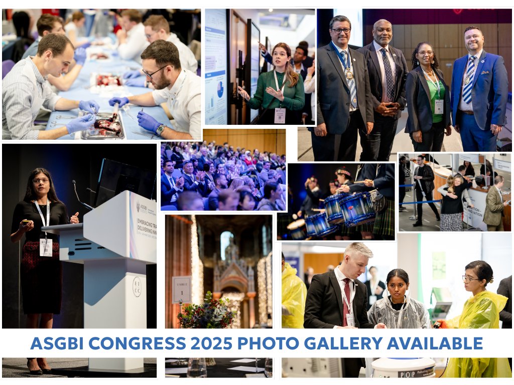 ASGBI 2025 photo gallery now live! 🥳
If you want to reminisce about our fantastic congress, check out all the best bits here - 
asgbi.org.uk/event/congress…