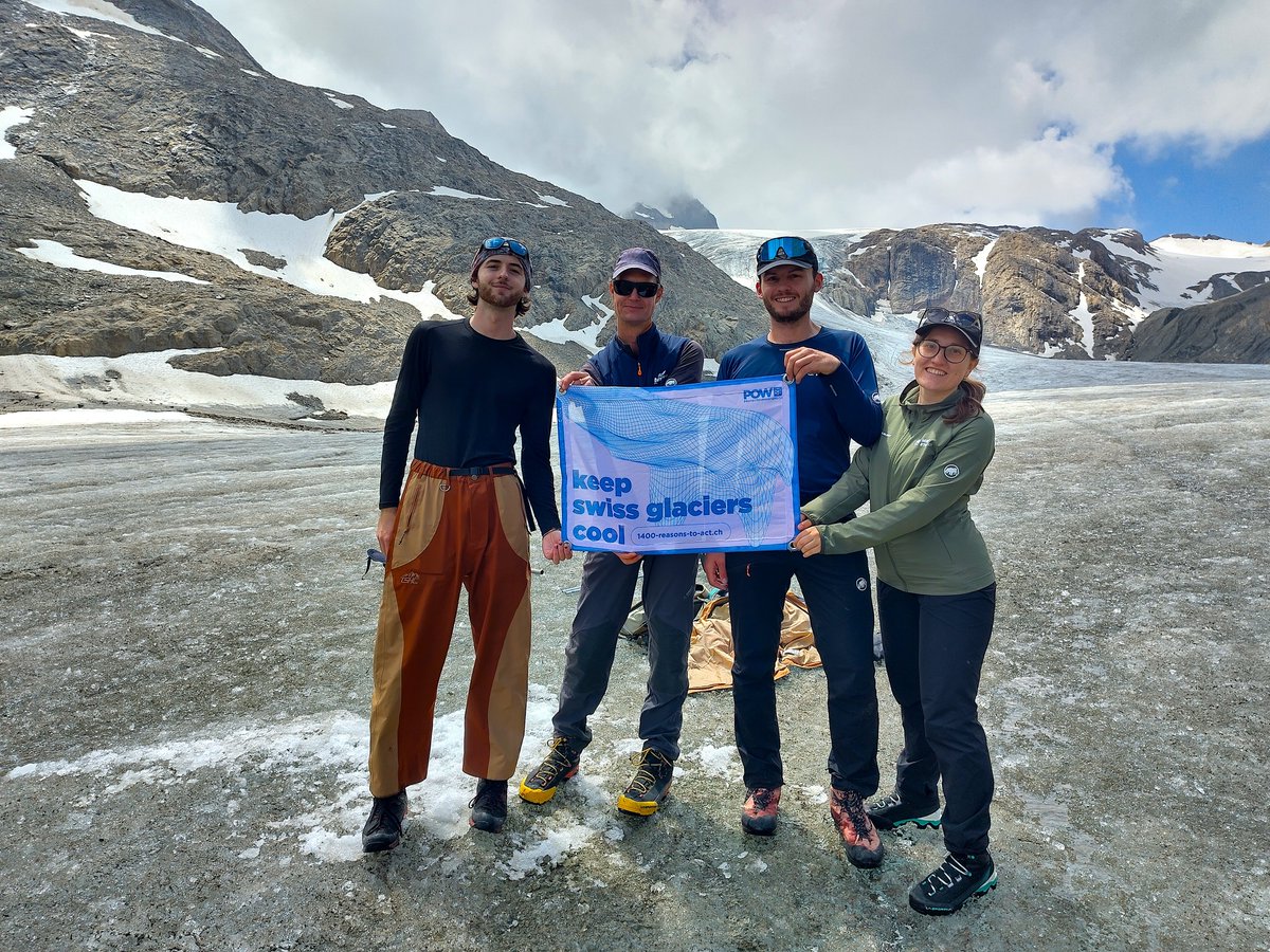 VAW Glaciology (@vaw_glaciology) on Twitter photo A VAW team was out on #Griesgletscher yesterday, a chance to raise awareness for the #1400ReasonsToAct challenge by <a href="/POWSwitzerland/">Protect Our Winters Switzerland</a>. Glaciers are in bad shape this year. Cooler conditions can’t come soon enough. Take action here: 1400-reasons-to-act.ch
#KeepSwissGlaciersCool A VAW team was out on #Griesgletscher yesterday, a chance to raise awareness for the #1400ReasonsToAct challenge by <a href="/POWSwitzerland/">Protect Our Winters Switzerland</a>. Glaciers are in bad shape this year. Cooler conditions can’t come soon enough. Take action here: 1400-reasons-to-act.ch
#KeepSwissGlaciersCool