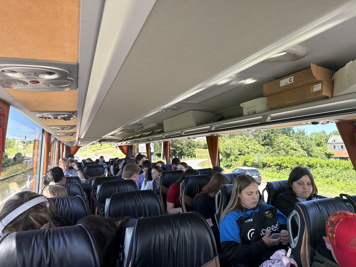 Our Normandy trip has just arrived in Normandy! Our first stop of the day is St. Mere Eglise, where 82nd Airborne Devision landed on 6th June 1944. 🇫🇷 #CHSNormandy25