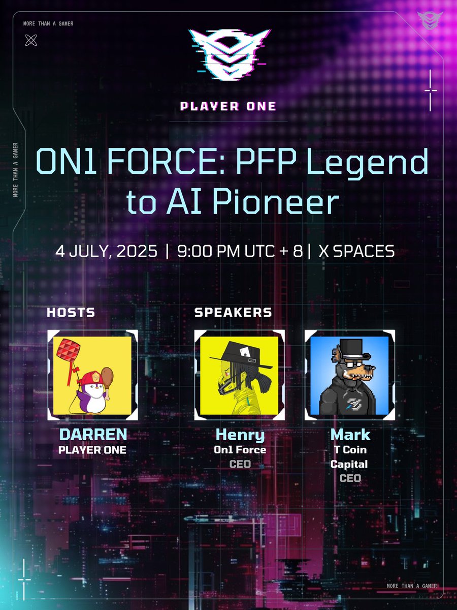 Player One tweet media