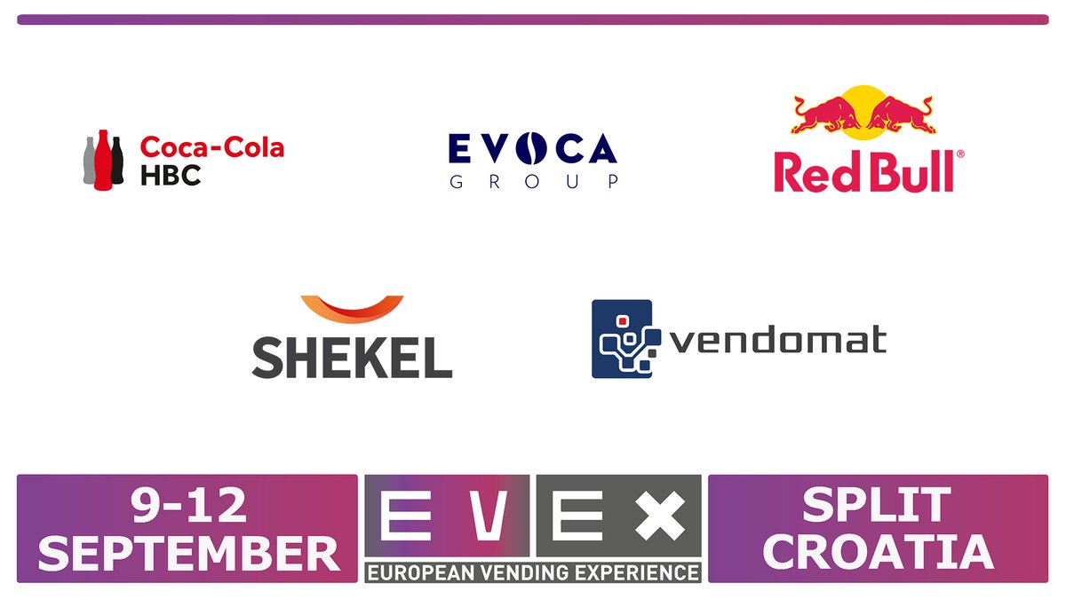 We’re proud to welcome our new sponsors for this exciting EVEX edition: 𝐂𝐨𝐜𝐚-𝐂𝐨𝐥𝐚 𝐇𝐞𝐥𝐥𝐞𝐧𝐢𝐜, 𝐄𝐯𝐨𝐜𝐚 𝐆𝐫𝐨𝐮𝐩, 𝐑𝐞𝐝 𝐁𝐮𝐥𝐥, 𝐒𝐡𝐞𝐤𝐞𝐥, 𝐕𝐞𝐧𝐝𝐨𝐦𝐚𝐭. 
𝐑𝐞𝐠𝐢𝐬𝐭𝐞𝐫 𝐭𝐨𝐝𝐚𝐲👉 e-v-a.odoo.com/event/european…