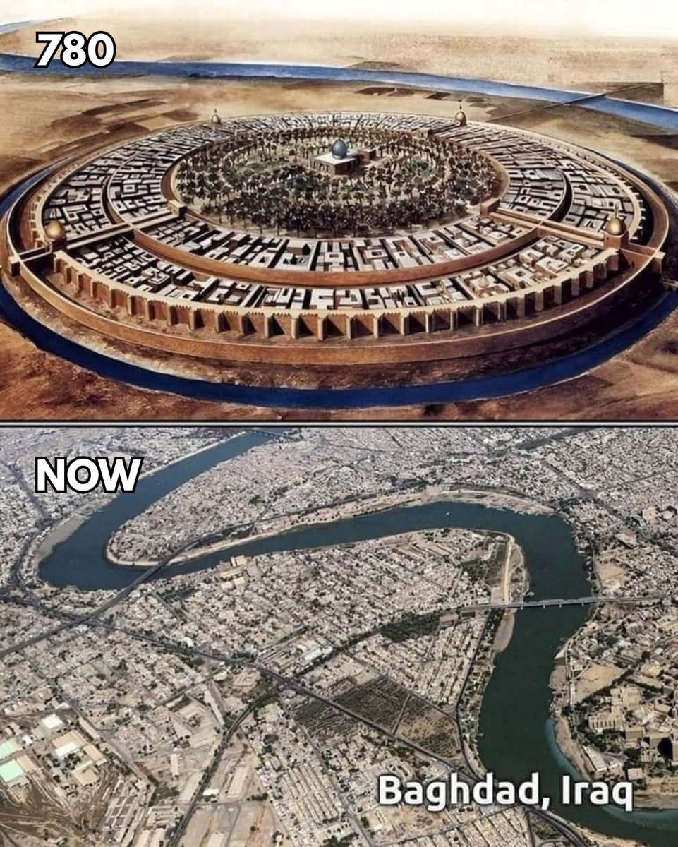 Civixplorer's tweet image. The evolution of Baghdad, Iraq 🇮🇶
During the Islamic Golden Age (8th to 13th centuries), Baghdad thrived as a global hub of knowledge, drawing scholars, scientists, and philosophers from across the world.
