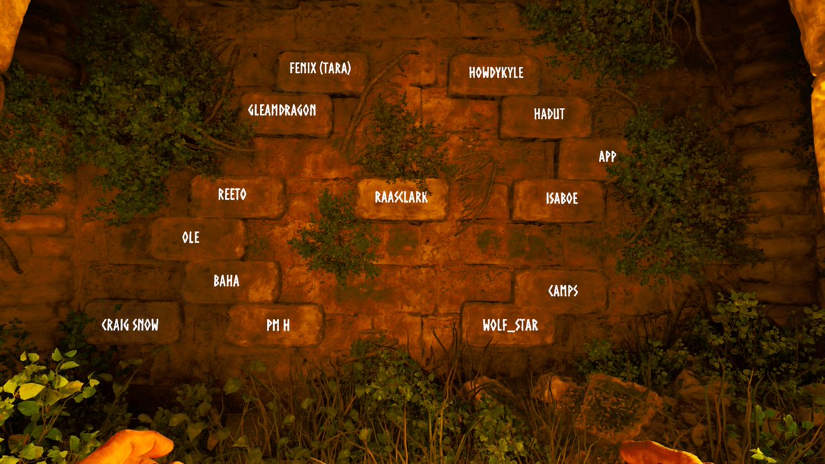 ole_gfx's tweet photo. I'm positively shocked and honoured to have my name next to @Raasclark placed on my favourite ARK map!!

Congratulations to everyone next to me and the big man in the middle. Wow.

A BIG thank you, to whoever put me there. I have played, and lived this game, for 15,000 hours. 🙏🏼 https://t.co/mC6YdQGD50