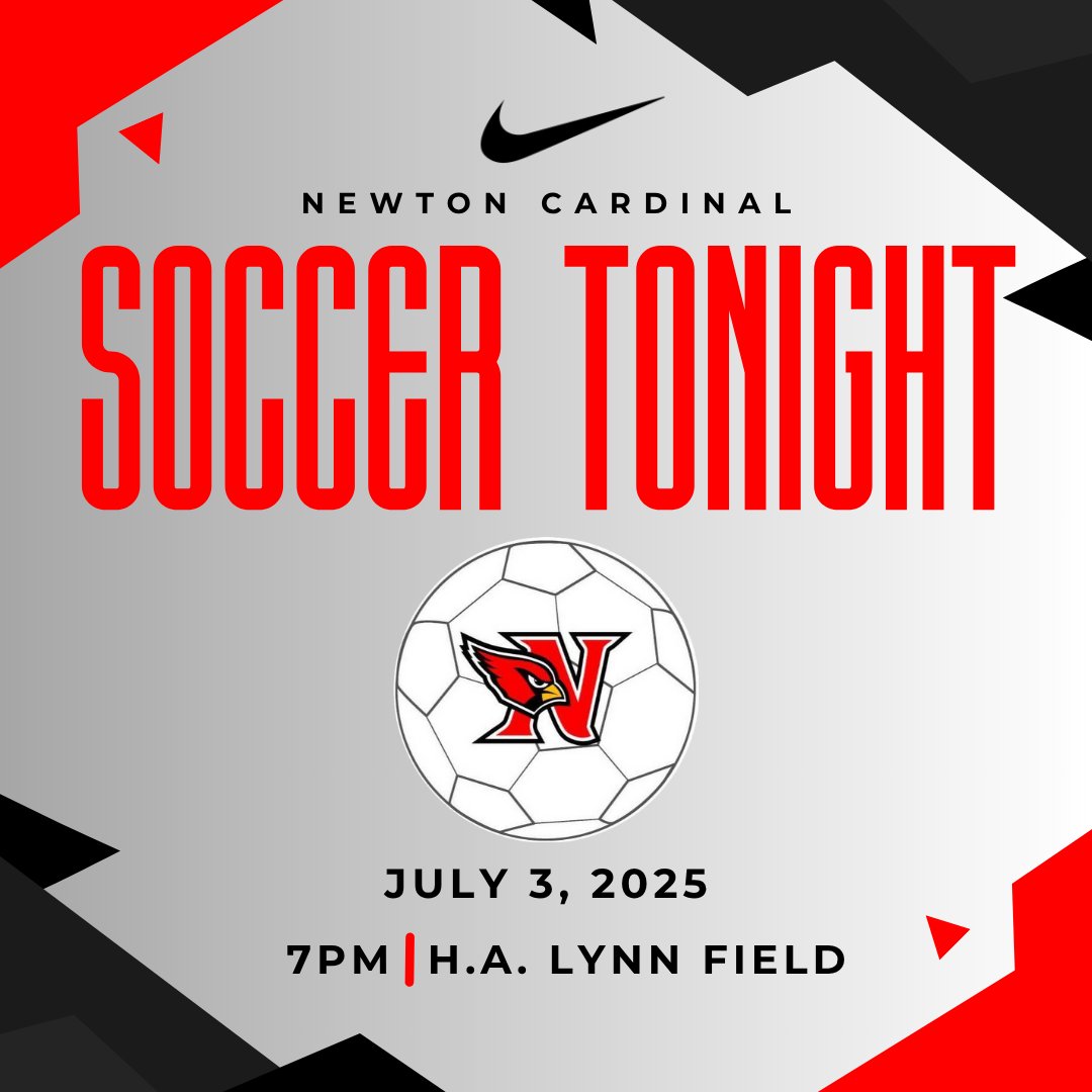 SOCCER TONIGHT!

7pm H.A. Lynn Field.

#RollCards