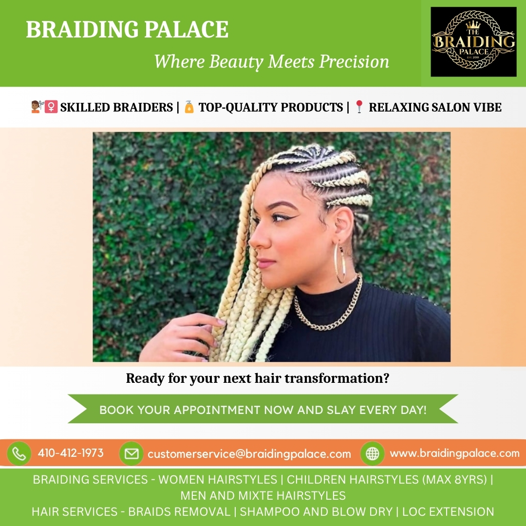 BraidingPalace's tweet image. 👑 Where Beauty Meets Precision – Welcome to Braiding Palace 👑
we specialize in protective styles that turn heads and protect your crown.
 Ready for your next hair transformation? Book today and slay every day!

#BraidingPalace #ProtectiveStyles #NaturalHairCare #BraidedBeauty