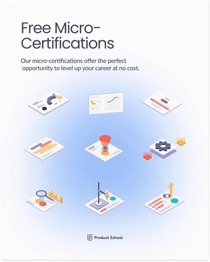 🚨FREE Micro-Certifications to keep your edge sharp 🔥

These aren’t your typical crash courses — they’re high-impact refreshers designed for seasoned PMs who want to lead with clarity, stay ahead of trends, and bring even more fire to the roadmap. 

Why settle for good when you