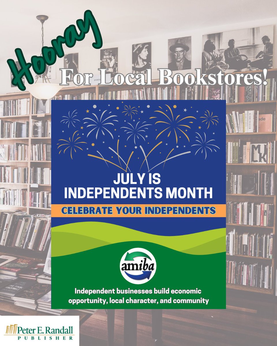 📚🎉 July is Independents Month! Let’s celebrate indie bookstores all month long. 🛍️✨

Where did you last find a great read at a local bookshop? 

BIG thanks to everyone for keeping the shelves stocked and the stories flowing. It matters more than you know 💓
