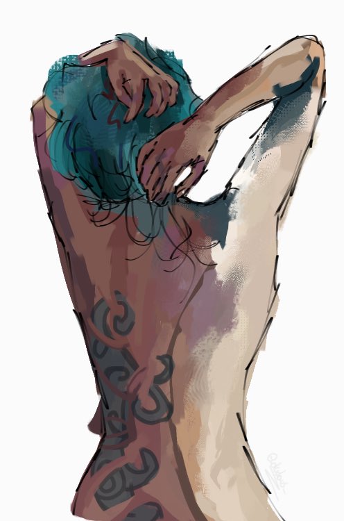 we should have more jinx drawings of her back

#arcane #Jinx