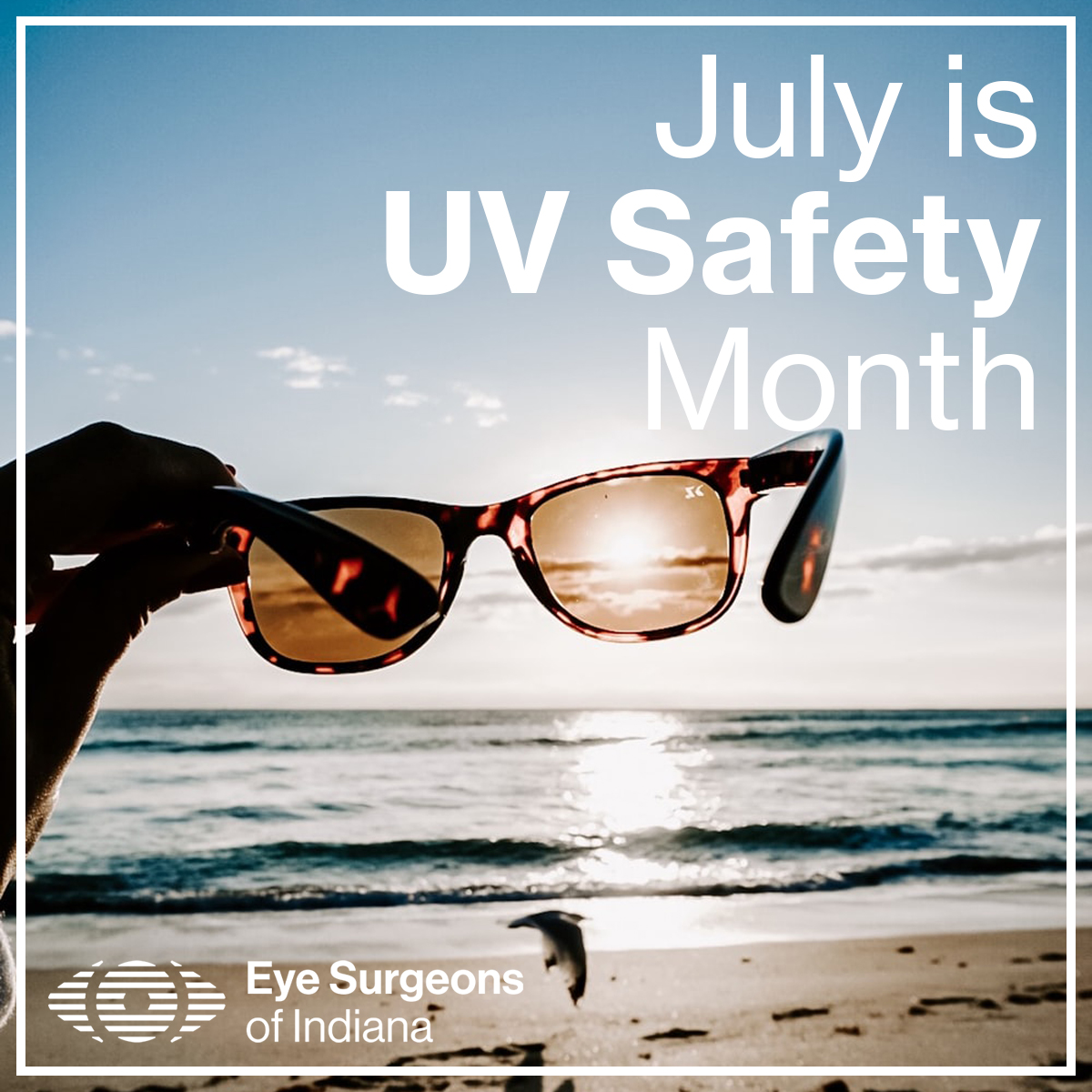 July is UV Safety Month!
Protect your eyes from harmful UV rays:
• Wear UV-blocking sunglasses
• Use a wide-brimmed hat
• Limit sun exposure

Healthy eyes start with smart sun habits! #UVSafetyMonth #EyeHealth