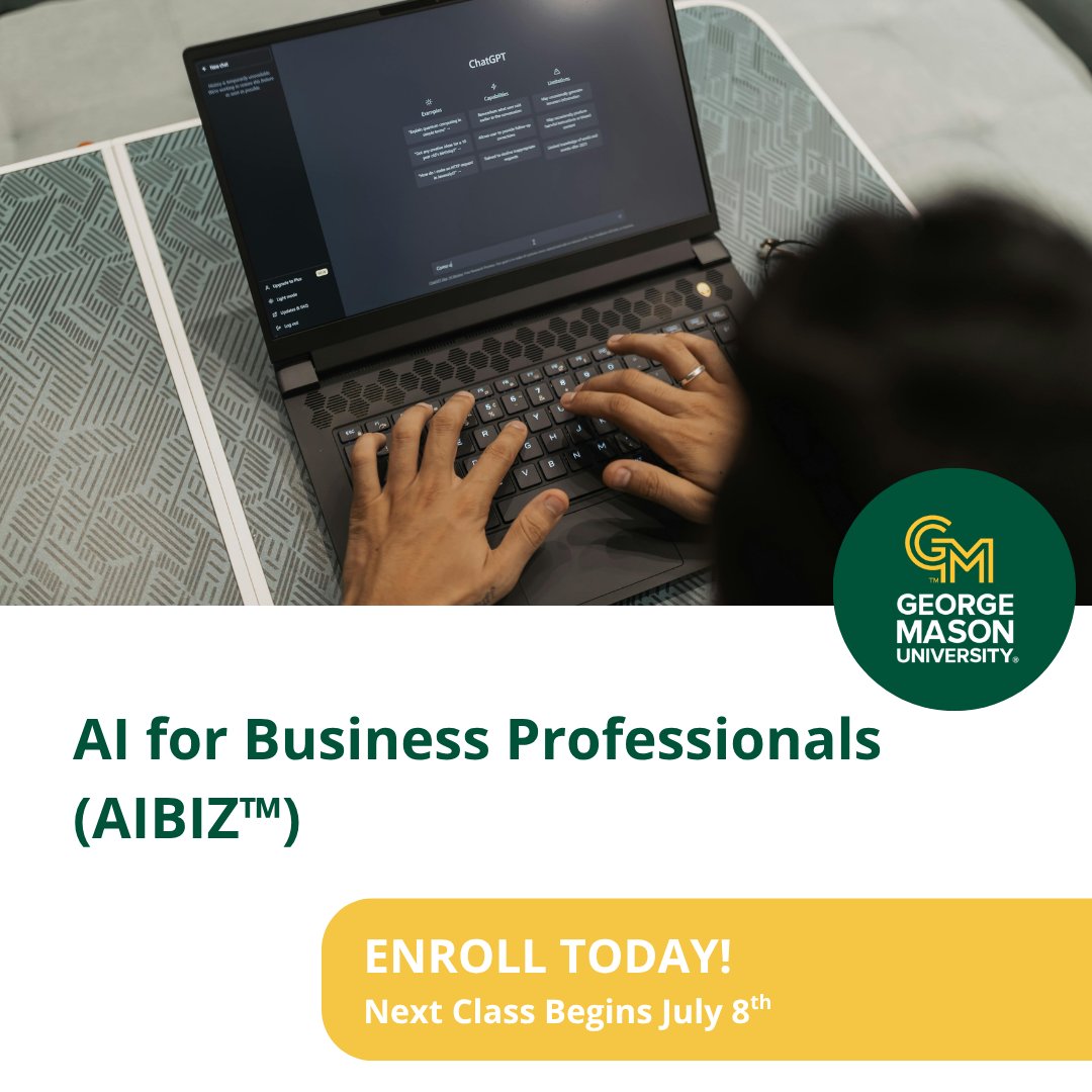 Learn how to leverage your business with AI in our AI for Business Professionals Training! Made for business leaders, consultants, product and project managers, and other decision-makers who are interested in growing the business, learn more about the functions AI can do for you.