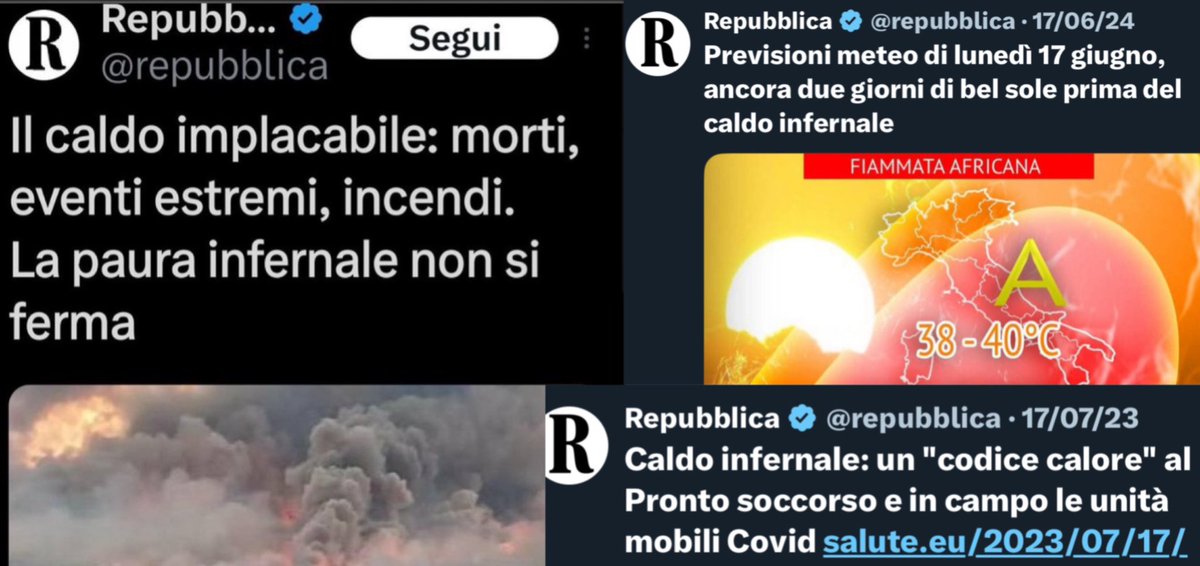 L’ordine è sempre quello, incutere paura nelle persone. 
Il terrore come strumento di controllo. 

Parola d’ordine: “infernale”.