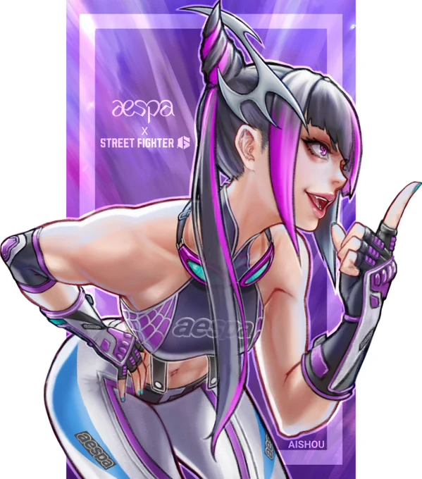 - Juri Han - '한주리' 「 Street Fighter 6 x aespa 」 #StreetFighter #SF6 #StreetFighter6 #Juri #スト6 #SF6xaespa #aespa #capcom
