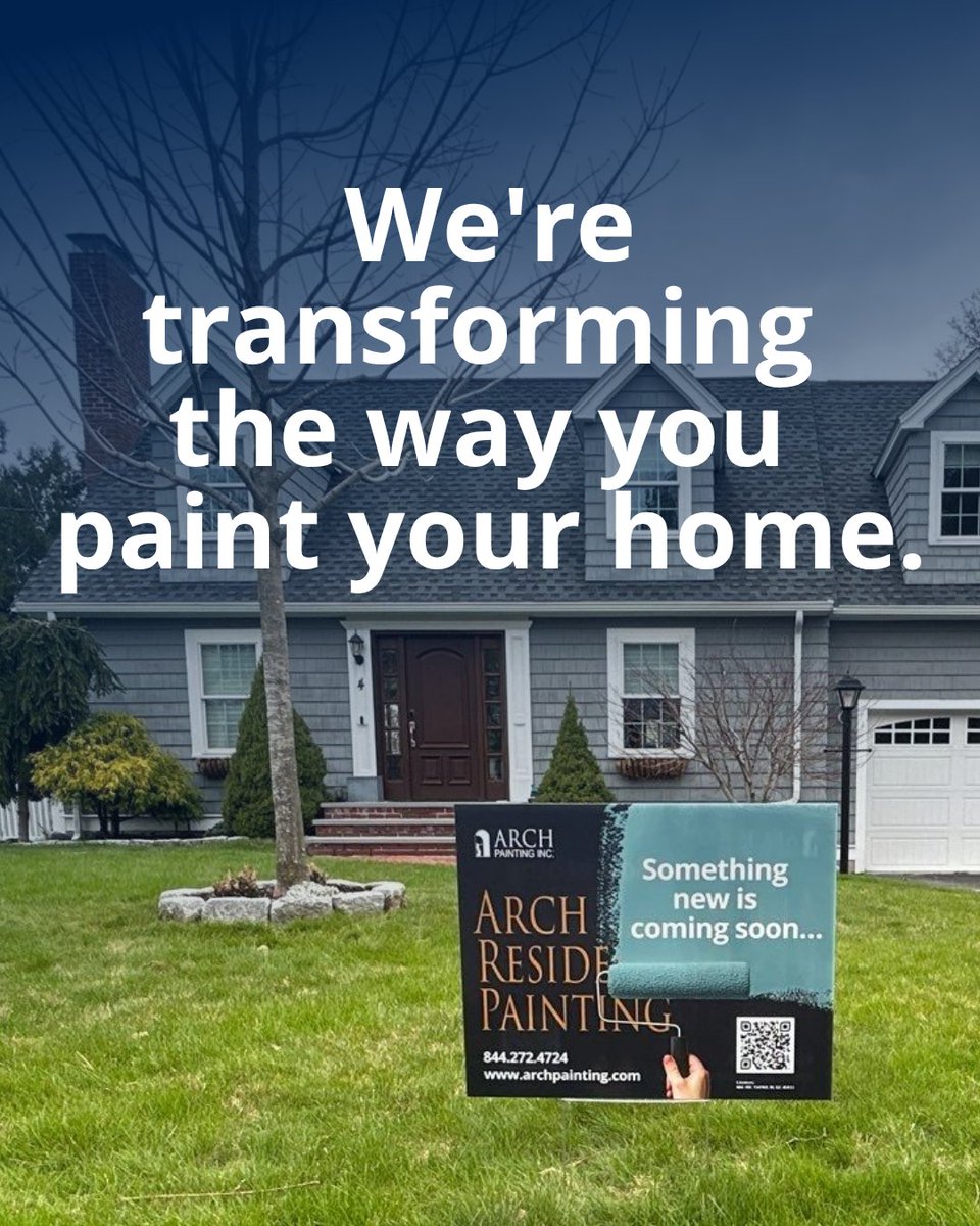 ArchPainting's tweet image. Homeowners, get ready... something big is coming in residential painting! 👀
We’re launching something exciting this August that will make painting your home simpler, faster, and smarter - without compromising the quality and care Arch Painting is known for.