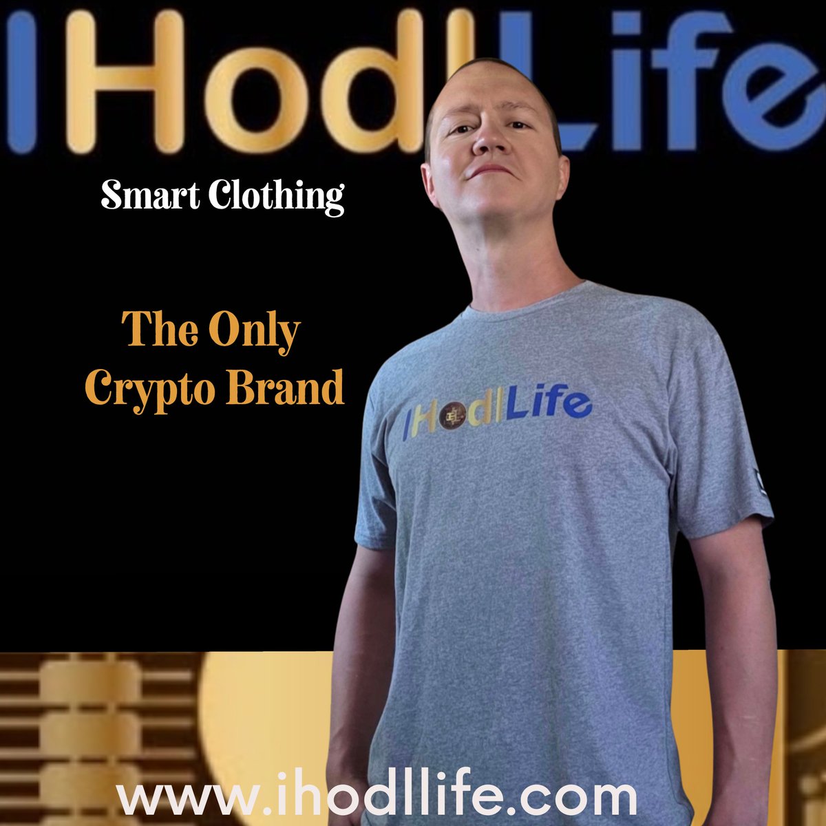 The Only Crypto Brand @ihodllife IHodlLife Community #crypto #smartclothes  #web3 #blockchain #cryptoswag #lifestyle #fashion #trend #viral