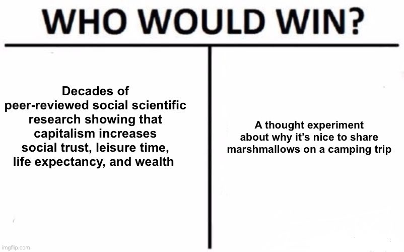 This one’s for the fans of GA Cohen’s *Why Not Socialism?*