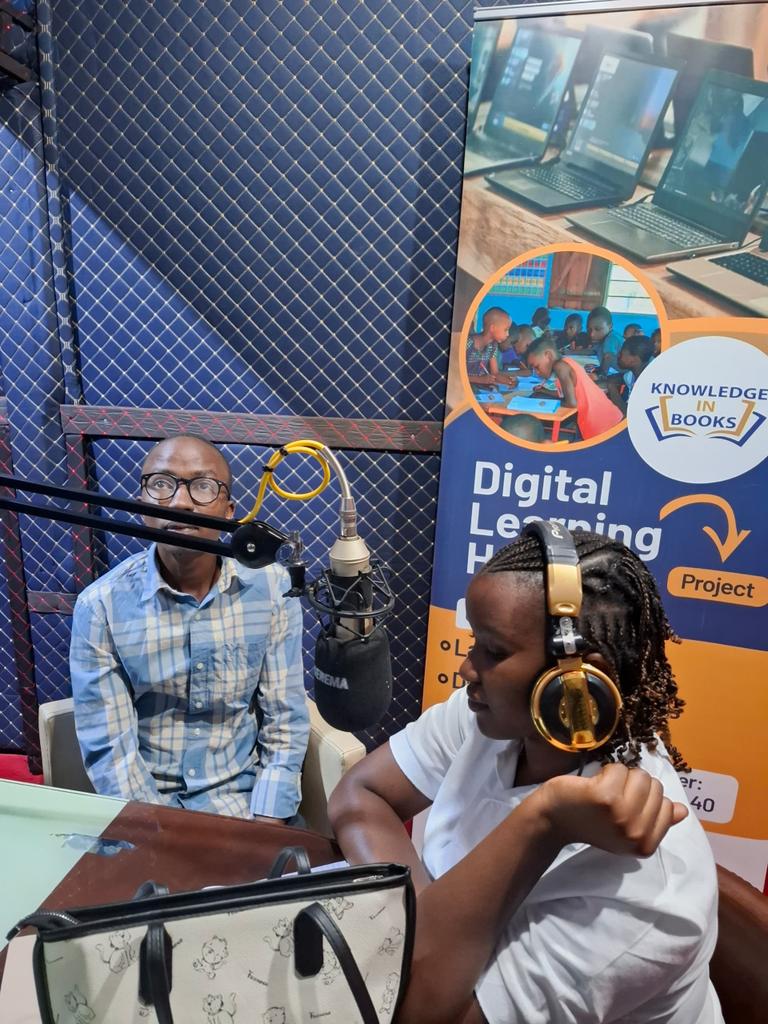 Knowled95254In's tweet photo. Today, the Knowledge in Books team had the opportunity to speak live on Radio Sengerema 98.9 FM, where we shared our journey and the impact of our work in the community.

We highlighted our flagship initiative — the Digital Learning Hub in Sengerema — https://t.co/1yU4Gf3bNw