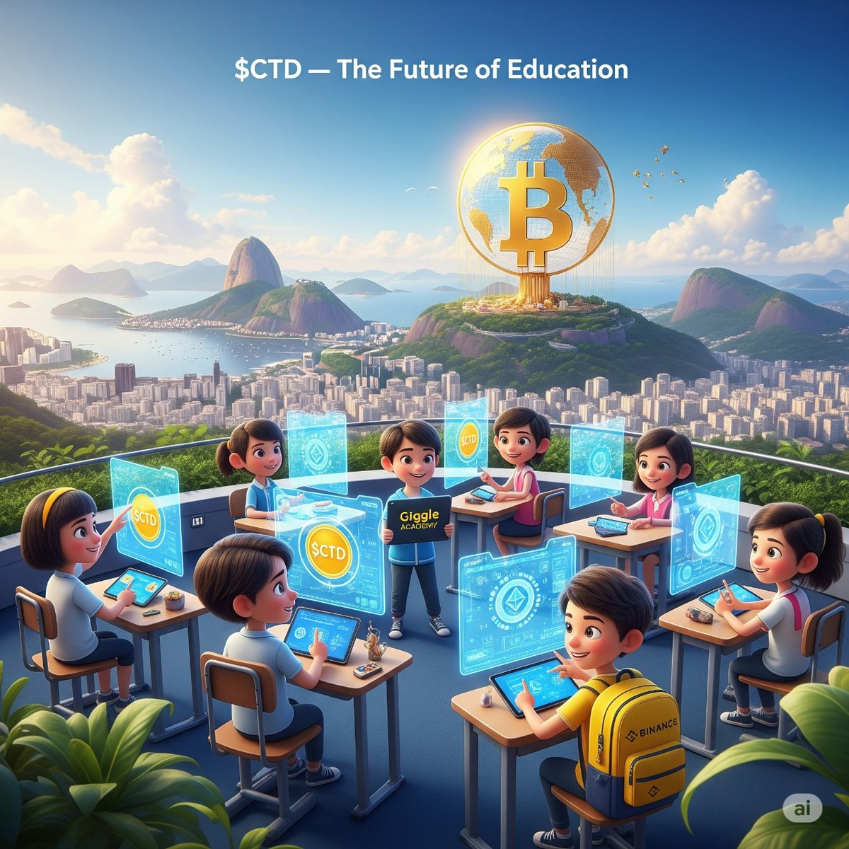 ronchini_m18025's tweet photo. 🚀 Education is evolving - and it’s decentralized.

With $CTD + Giggle Academy, kids are learning about blockchain &amp; Web3 in a fun, accessible way.
“Education accelerates adoption.”
We’re making it happen. 🔥
#CTD #GiggleAcademy #FutureOfEducation
@ChainTalkDaily
@GiggleAcademy https://t.co/1iHxocBNT1