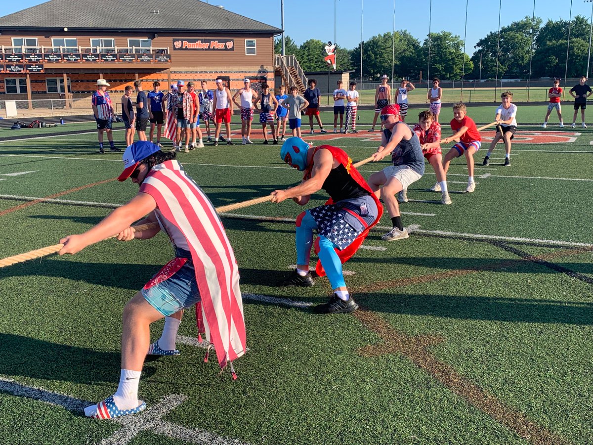 WCHSPantherFB's tweet photo. Patriot Games Event #1 https://t.co/lAgh8SYEnm