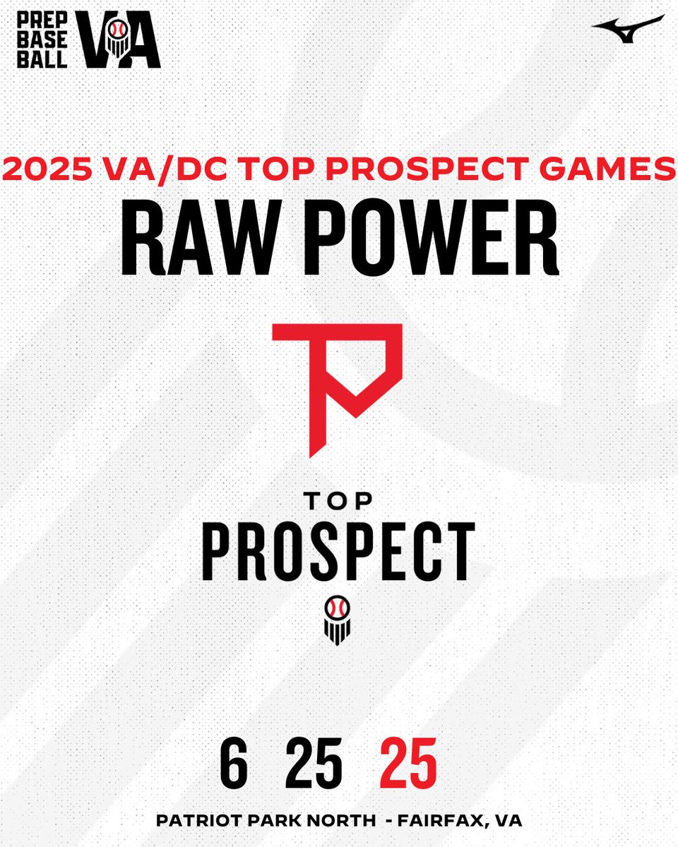 ⭐ VA/DC Top Prospect Games Superlatives ⭐

Raw Power

Take a look at the players that had the best raw power from our 2025 VA/DC Top Prospect Games.

🔗 loom.ly/2tdsVSE

#VATPG25