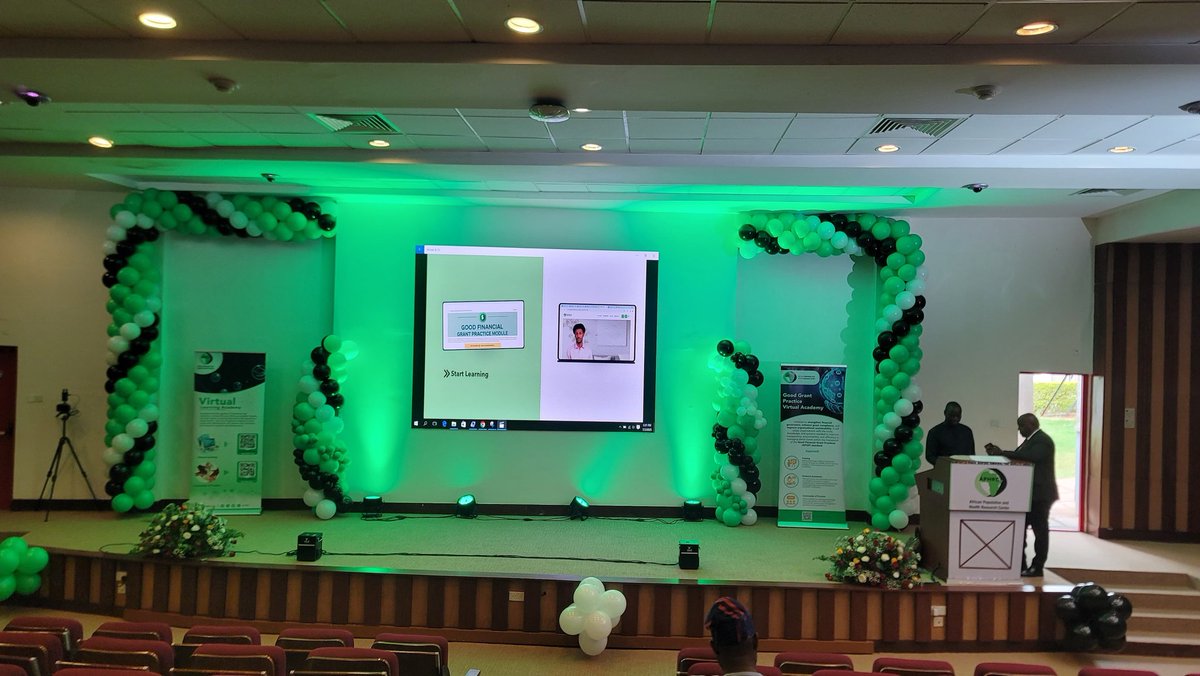 It's an all systems go at the launch of the Good Grant Practice Virtual Academy at the <a href="/aphrc/">APHRC</a> campus. 
Log in if you plan to join us