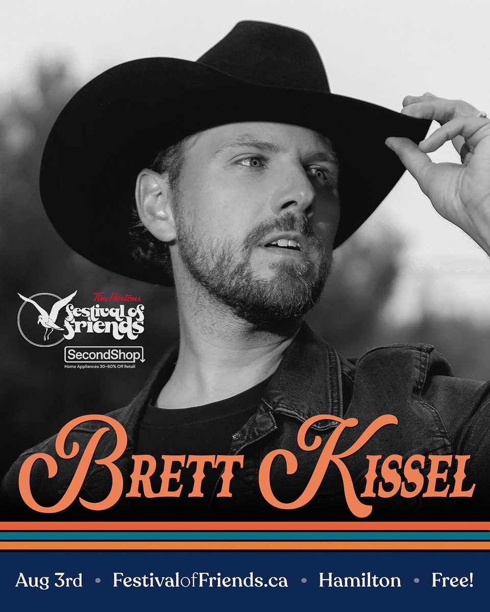 One month until Brett Kissel hits the SecondShop.ca Mainstage at this year’s Festival of Friends. 

To celebrate we’re giving away front row passes to TheOpusTeam.com VIP Area. 

To enter, just like and repost! #HamOnt