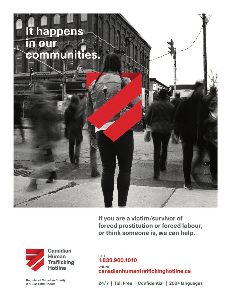 In Ontario, Indigenous women and girls are among the most targeted and overrepresented populations for human trafficking. 

If you think you might be a victim of human trafficking or think someone else maybe, the Canadian Human Trafficking Hotline can help. 

Hotline Response