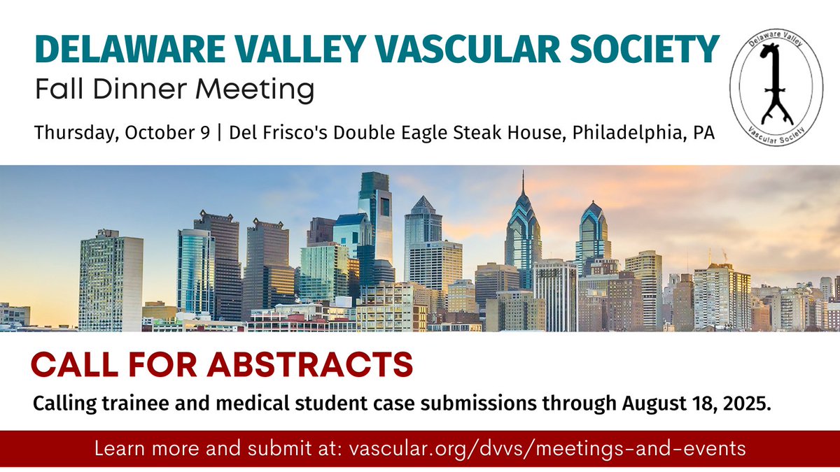 Delaware Valley Vascular Society (@dvvsvascular) on Twitter photo 