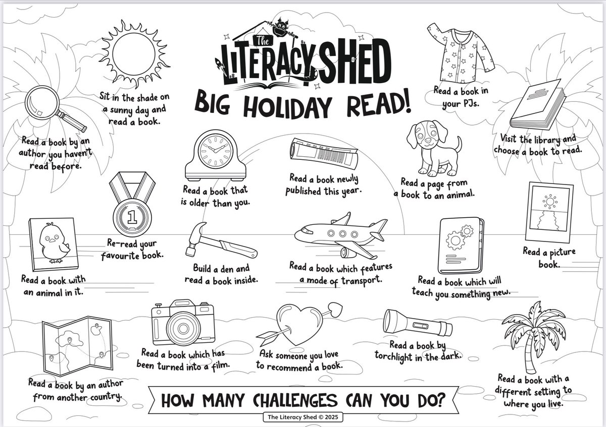 If your child would like to take part in the summer reading challenge they can get a sheet from their class teacher. #readingstjoes