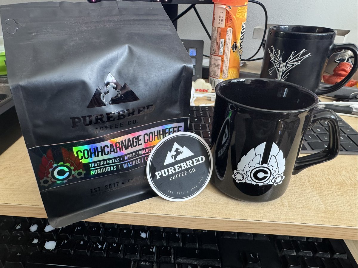 Yay my <a href="/CohhCarnage/">Cohh Carnage</a> coffee has arrived. The new one from Purebred