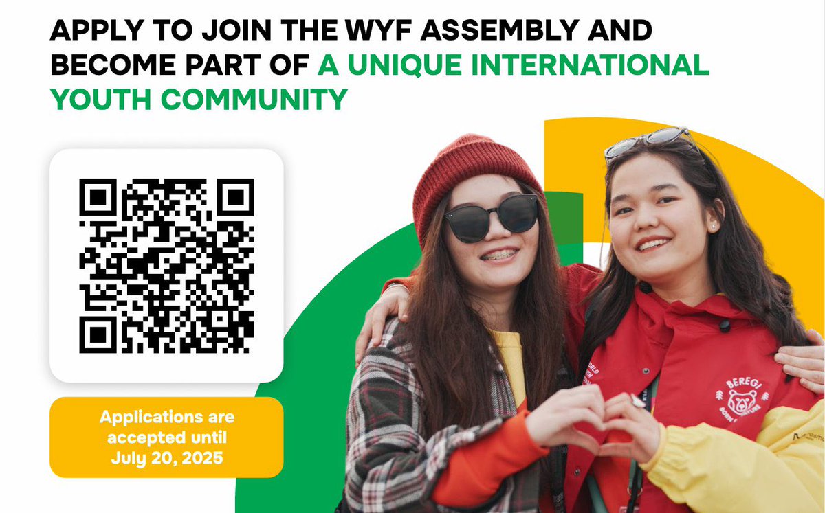 ✈17-21 Eylül 2025 tarihleri arasında Nizhny Novgorod'da 2025 Dünya Gençlik Festivali kampı düzenlenecek.

🇹🇷Yabancı katılımcılar için 21-27 Eylül tarihleri arasında #Rusya'nın 11 bölgesinde bölgesel konukseverlik programı düzenlenecek.

👉Ayrıntılar: tinyurl.com/52u73cdp