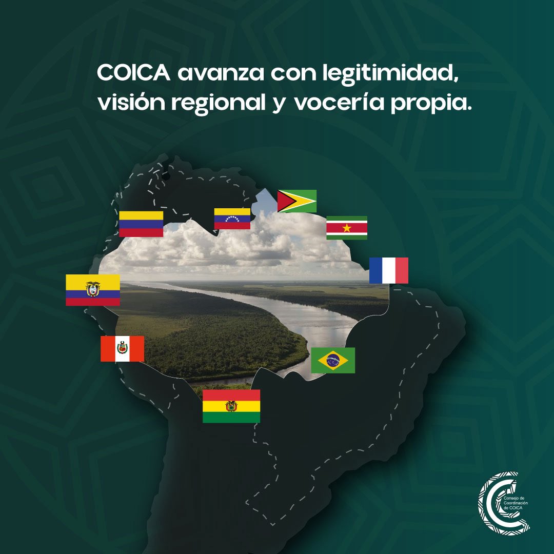 COICA y sus 9 organizaciones nacionales de base avanzan unidas hacia la COP30, articulando una voz colectiva por la vida, los territorios y los derechos de más de 500 pueblos indígenas ✊🏽

Esta unidad es nuestra fuerza. Nuestra palabra es raíz, propuesta y acción para enfrentar